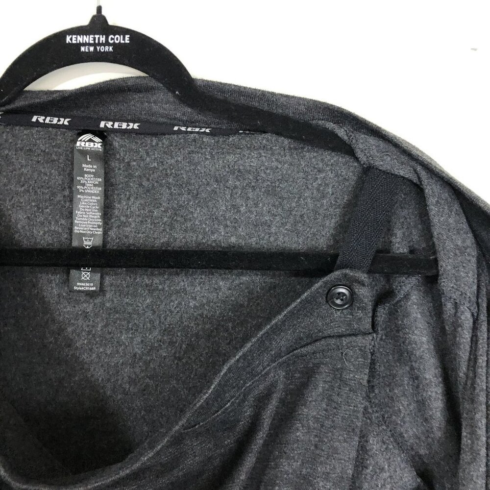 Rbx Live Life Active Cardigan Sweater Lightweight Draped Womens Layer Size L - Picture 6 of 13